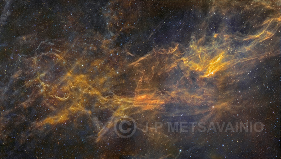 Filaments in constellation Cygnus