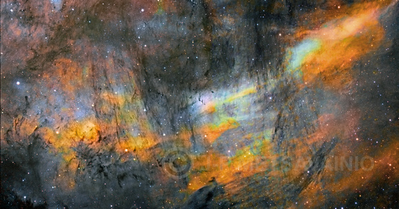 18-panels mosaic of Cygnus Nebulae
