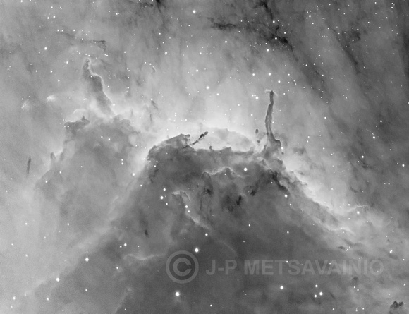 Pelican Nebula closeup, IC 5070
