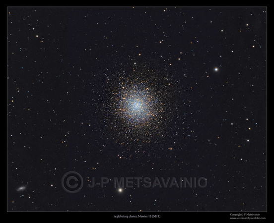 Messier 13, the Great Globular Cluster in Hercules