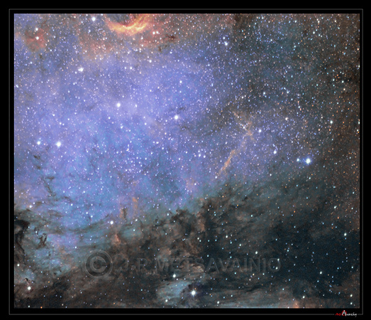 NGC 7000, a closeup