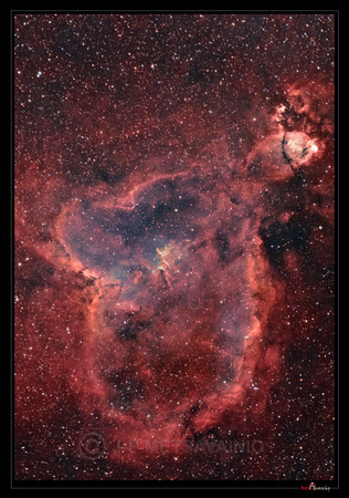 IC 1805, the Heart nebula