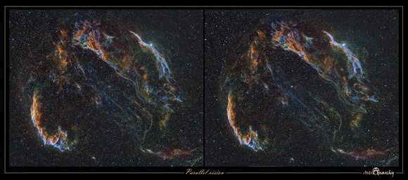 Veil nebula, a supernova remnant
