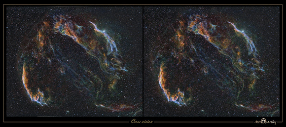 Veil nebula, a supernova remnant