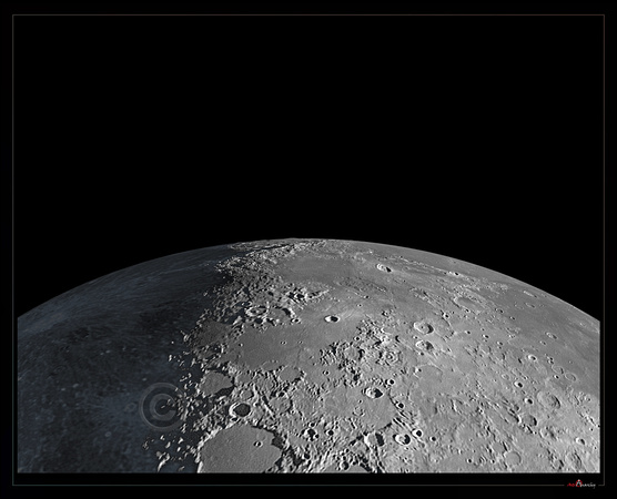 Surface view 2, half a Moon 3D-transform