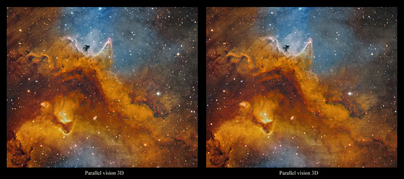 Soul Nebula, IC 1848, closeup
