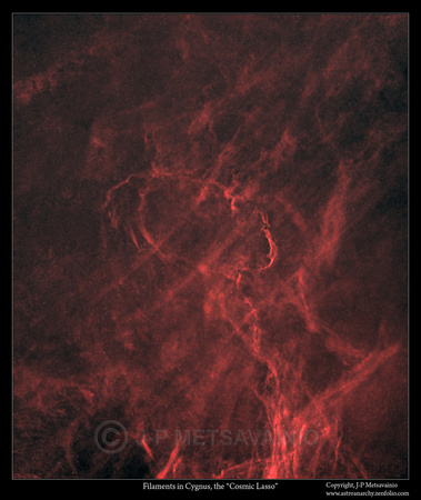 "Cosmic Lasso" in Cygnus