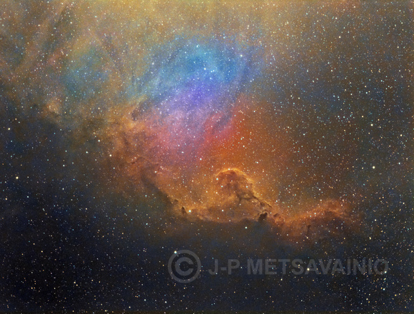 Barnard 30, a dark nebula in Sh2-264, in Orion