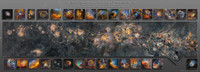 Grande mosaic image of the Milky Way 236 panels with info