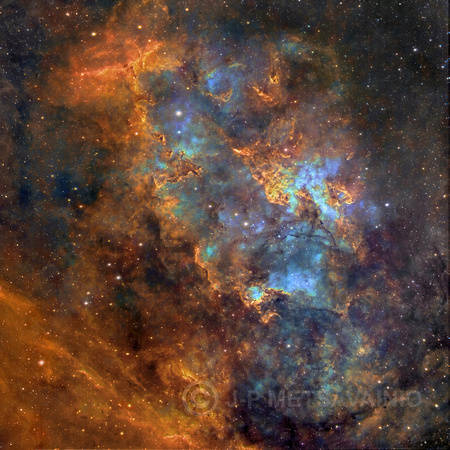 Sharpless 155 mapped color scheme