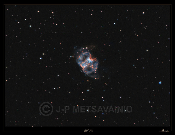 The "Little Dumbbell", Messier catalog number 76