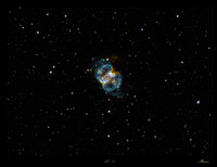 The "Little Dumbbell", Messier catalog number 76