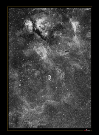 From Butterfly to Crescent Nebula. two panel mosaic.