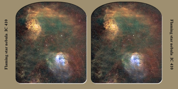 Flame nebula & IC 410