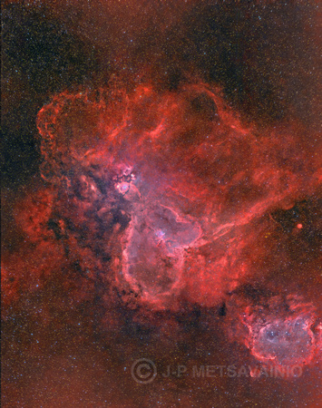 J P Metsavainio All Of My Color Photos Deep View To Ic1805 The Heart Nebula