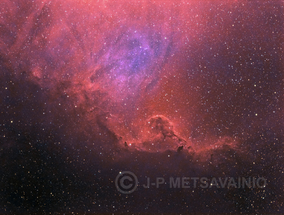 Barnard 30, a dark nebula in Sh2-264, in Orion
