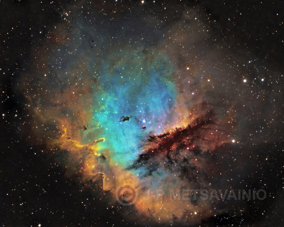 NGC 281, the "Pac-Man Nebula"