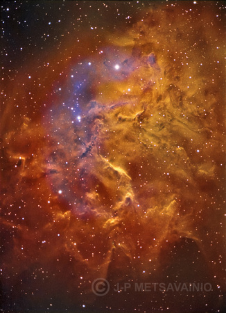 IC 405, Sh2-229 or Caldwell 31, the "Flaming Star Nebula"