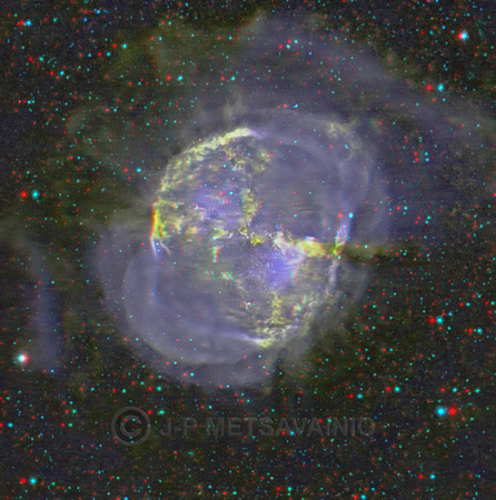 Messier 27, a planetary nebula
