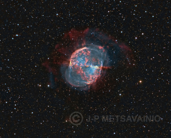 Messier 27, the "Dumbbell Nebula" M27