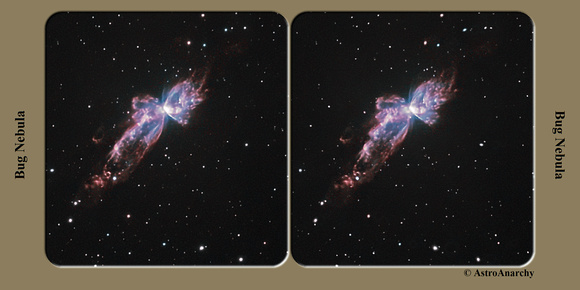 The "Bug Nebula", NGC6302, Natural colors