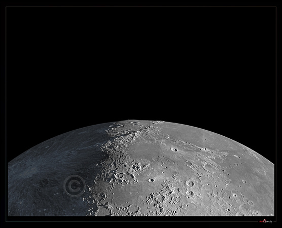 Surface view 3, half a Moon 3D-transform