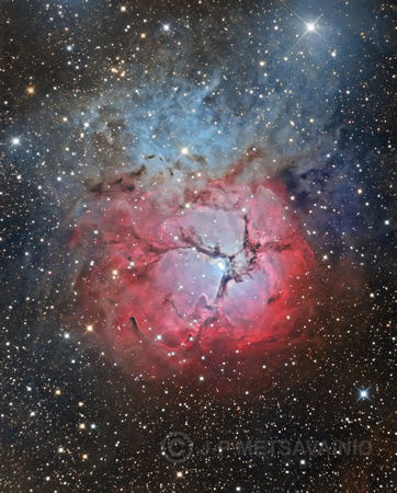 M20, the Triffid nebula, Sharpless 30