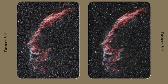Eastern part of the Veil nebula