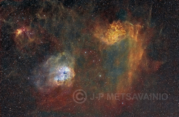 The Flaming Star Nebula, IC 405 & IC 410